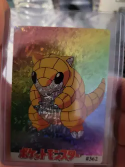 Pokemon Pocket Monsters Vintage Vending Prism Sticker Card #362 Sandshrew - Image 1