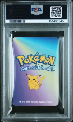 1998 Kfc Pokemon Card Game #25 Pikachu PSA 8 - Image 2