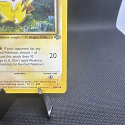 Pikachu #60 / 64 1st Edition Jungle - LP- Pokemon 1999 TCG WOTC Vintage - Image 3