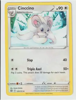 CINCCINO 125/172 UNCOMMON BRILLIANT STARS POKEMON NM/M - Image 1