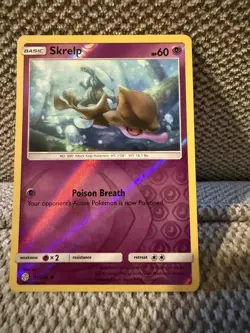 Pokemon - Skrelp 91/236 - Reverse Holo - Cosmic Eclipse - NM/M - Image 1