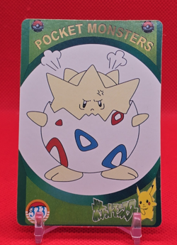 1999 Vintage Pocket Monsters Vending Prism - Grail Togepi 333 Sandshrew TV 325 - Image 2