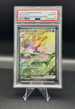 PSA 10 Milotic EX 237/191 SIR Surging Sparks 2024 Pokemon Card GEM MINT - Image 1