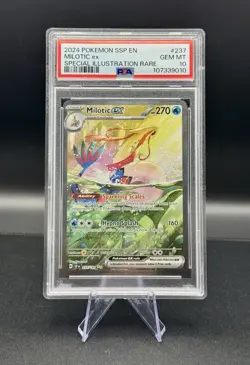 PSA 10 Milotic EX 237/191 SIR Surging Sparks 2024 Pokemon Card GEM MINT - Image 2