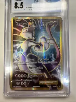 Mewtwo EX 103/108 Pokemon TCG XY Evolutions Full Art Graded CGC 8.5 Mint - Image 3