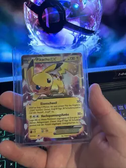 Pikachu EX XY84 XY Promos Holo Black Star Promo Pokemon Karte Deutsch - Image 1