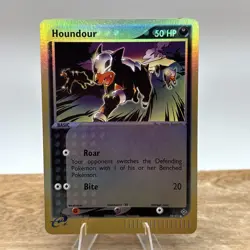 2003 Pokemon EX Dragon Houndour Reverse Foil 59/97 LP - Image 1