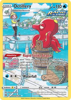 Octillery TG03/TG30 Holo Rare Brilliant Stars Pokemon Cards - Image 1