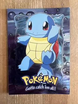 Pokemon Card Topps Squirtle Holo Foil E7 of 12 MP - Image 1