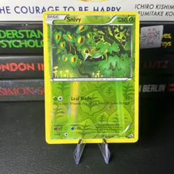 Snivy 6/113 Reverse Holo B&W Legendary Treasures Pokemon Card LP - Image 1
