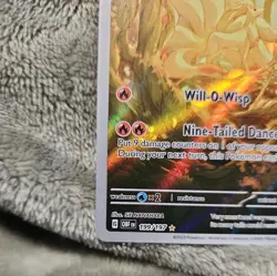 Ninetails Obsidian Flames IR Holo Card 199/197 Pack Fresh 🔥 - Image 5
