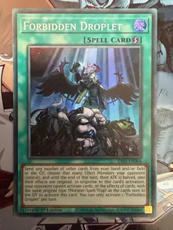 Forbidden Droplet RA01-EN064 SUPER RARE YuGiOh Card - Image 1