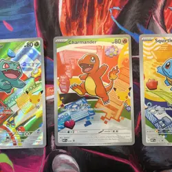 POKEMON FIRST PARTNER ILLUSTRATION COLLECTION PROMO CARDS KANTO STARTERS - Image 3