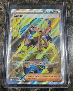 Canari 257/217 Full Art Ascended Heroes Trainer Pokemon Card Tcg NM - Image 1