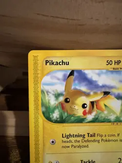 Pokemon Pikachu 124/165 Expedition Base Set 2002 Vintage - Image 3