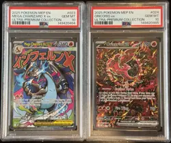 Pokemon PSA 10 Gem Mint Charizard X ex 023 Oricorio Ex 024 Sequential Cert Pair - Image 1
