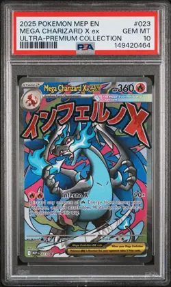 Pokemon PSA 10 Gem Mint Charizard X ex 023 Oricorio Ex 024 Sequential Cert Pair - Image 2