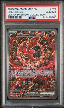 Pokemon PSA 10 Gem Mint Charizard X ex 023 Oricorio Ex 024 Sequential Cert Pair - Image 4