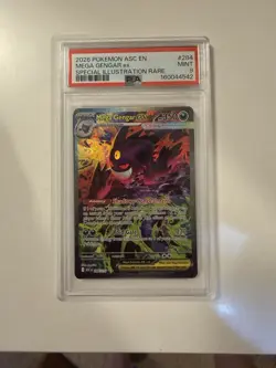 MEGA GENGAR EX Ascended Heroes Special Illustration Rare #284 PSA 9 Pokemon - Image 4