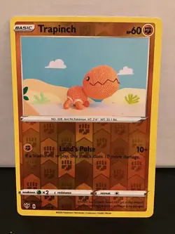 Trapinch Reverse Holo 89/189 Common Pokemon Darkness Ablaze - Image 1