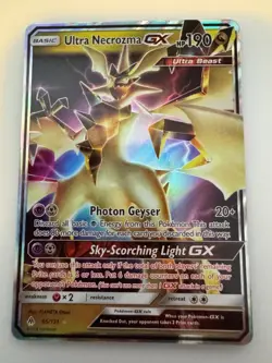 Ultra Necrozma GX 95/131 Holo GX Rare Forbidden Light Pokemon TCG - Image 1