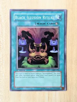 Black Illusion Ritual MRL-051 NM 1st Edition [Yu-Gi-Oh! Magic Ruler, Super Rare] - Image 1
