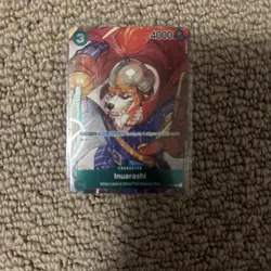 One Piece Romance Dawn 2022 Inuarashi Box Topper OP01-034 English Pre-Errata - Image 1