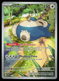 Snorlax 051 Holo Scarlet & Violet 151 Promo Pokemon Card - Image 1