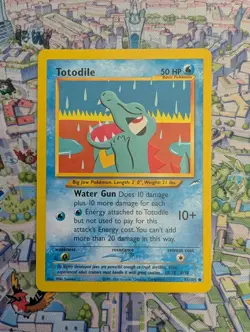 Totodile 85/105 Pokemon Neo Destiny Vintage WotC - LP+ - Image 1
