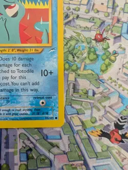 Totodile 85/105 Pokemon Neo Destiny Vintage WotC - LP+ - Image 5