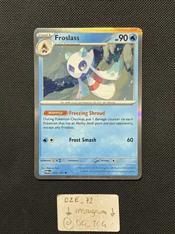 Pokemon Twilight Masquerade - Froslass - 053/167 - Holo Rare - M/NM - Image 1