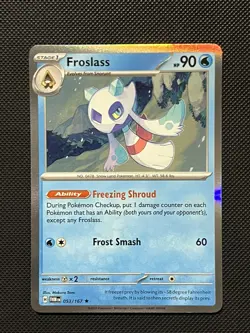 Pokemon Twilight Masquerade - Froslass - 053/167 - Holo Rare - M/NM - Image 2