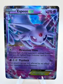 Espeon EX 52/122 Holo EX Rare BREAKpoint Pokemon Near Mint - Image 1