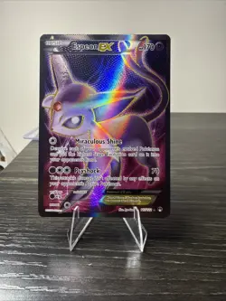 Espeon EX Full Art Holo Ultra Rare 117/122 Breakpoint LP Pokemon card - Image 1