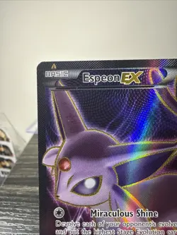 Espeon EX Full Art Holo Ultra Rare 117/122 Breakpoint LP Pokemon card - Image 2