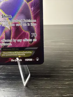 Espeon EX Full Art Holo Ultra Rare 117/122 Breakpoint LP Pokemon card - Image 4