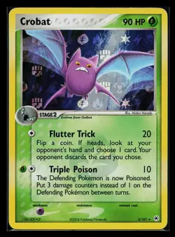 Pokemon Card - Crobat EX Hidden Legends 3/101 Reverse Holo Rare - Image 1