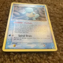 Pokemon TCG Squirtle Ditto Delta Species Non-Holo Card 64/113 LP Condition - Image 3