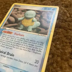 Pokemon TCG Squirtle Ditto Delta Species Non-Holo Card 64/113 LP Condition - Image 5