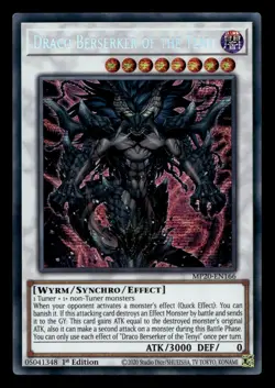 Draco Berserker of the Tenyi MP20-EN166 2020 Tin of Lost Memories Yu-Gi-Oh NM - Image 1