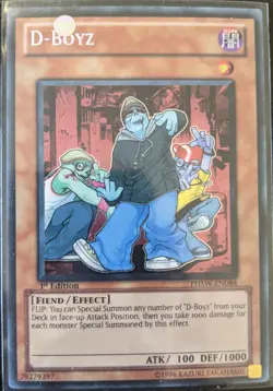 YuGiOh D-Boyz Secret Rare 1st Edition PHSW-EN084 - Image 1