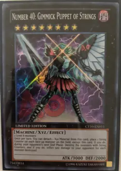 YuGiOh Number 40: Gimmick Puppet of Strings Super Rare CT10-EN011 - Image 1