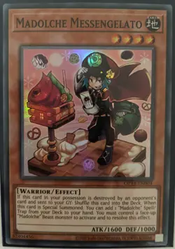 YuGiOh Madolche Messengelato Super Rare OP14-EN004 - Image 1