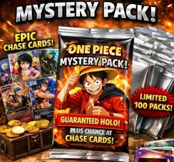 ONE PIECE MYSTERY PACK 20 CARDS 🔥 2 GUARANTEED HOLO + CHANCE AT CHASE CARDS - Image 1