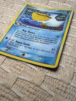 The card is a reverse holo stamped Pelipper 21/107 from EX Deoxys (2005) - Image 4