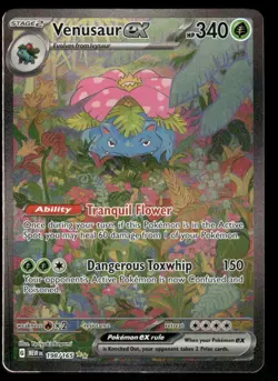 Pokemon Cards Venusaur ex 198/165 151 Special Illustration Rare NM *2 - Image 1
