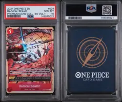 Bandai One Piece Card Game Radical Beam!! OP01-029 PSA 10 Foil Promo (EN) - Image 3