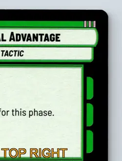 Command Aggression Tactical Advantage Tactic Event Card Power Boost 1C - Image 4