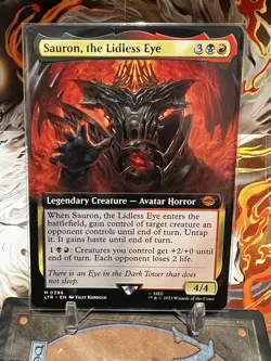 MTG Sauron, the Lidless Eye (Extended Art ) 0396 LOTR - Image 1