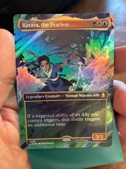 Katara, the Fearless (Borderless) Avatar: The Last Airbender Foil - Image 2